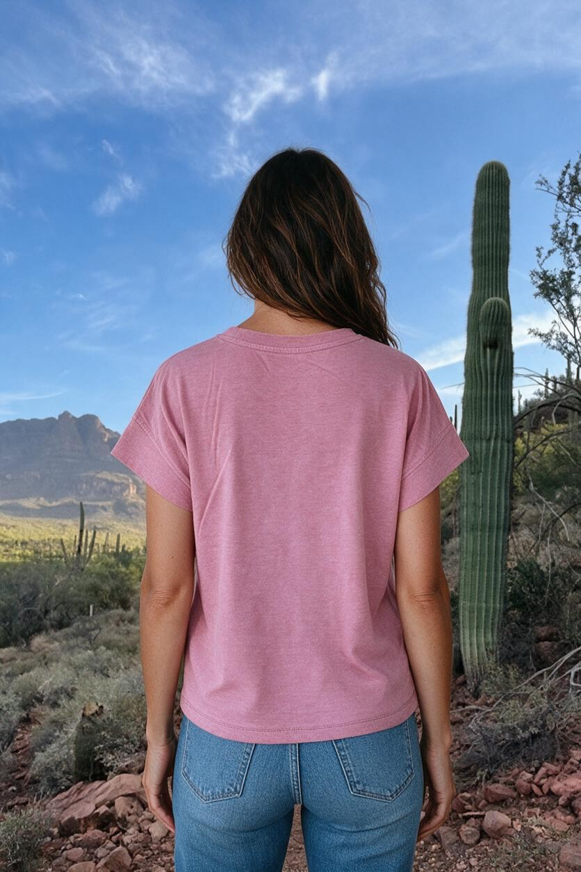 Desert Rhythm Oversized Peak Shoulder Shirt