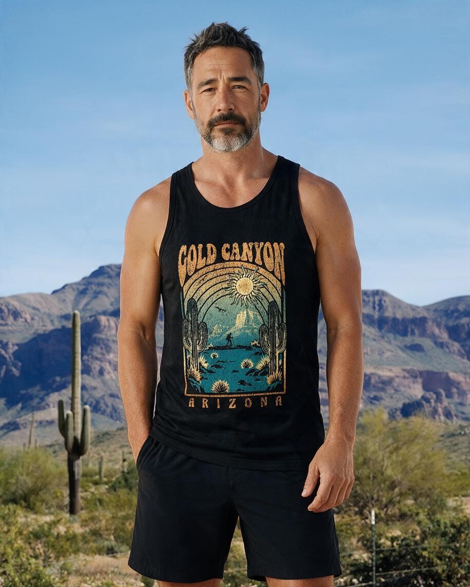 Mystical Desert Tri-Blend Tank-Unisex