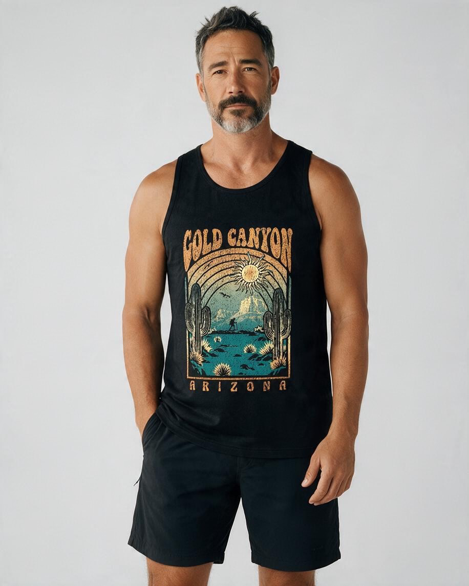 Mystical Desert Tri-Blend Tank-Unisex