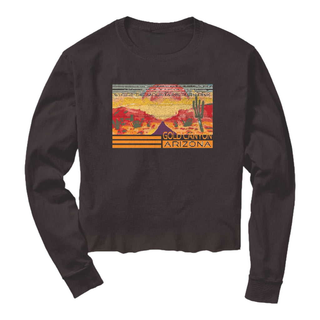 Desert Sunset  Vista Thrift Shop LS Tee