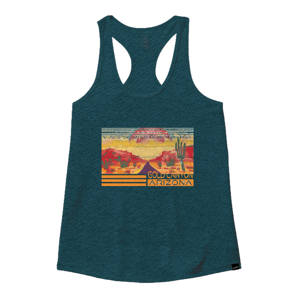 Desert Sunset  Vista Tri-blend Tank Top