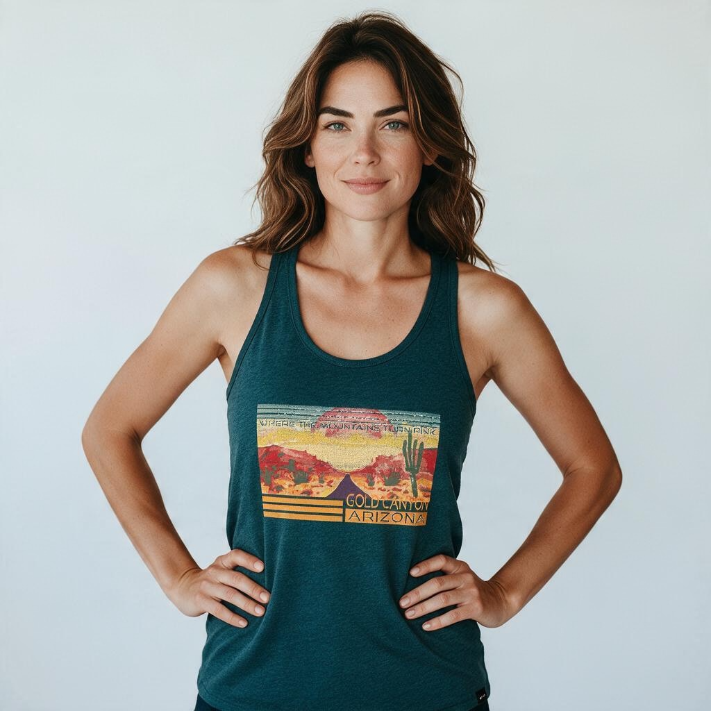Desert Sunset  Vista Tri-blend Tank Top