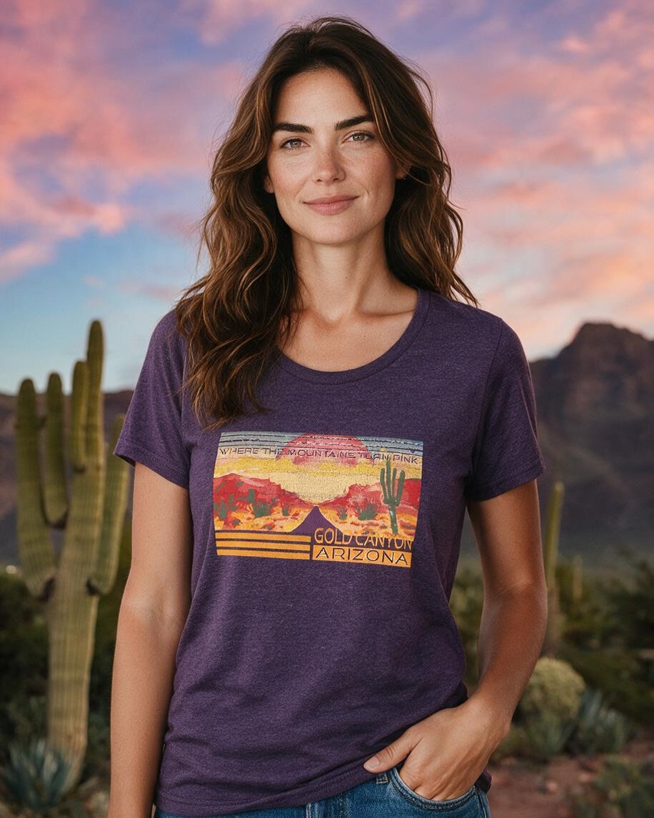Desert Sunset  Vista Tri-Blend Scoop
