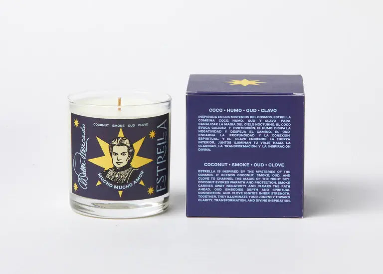 Walter Mercado Estrella "Star" Candle