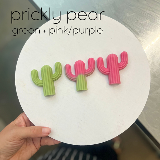Cactus Mini Soap (3-Pack): Prickly Pear (Green • Mixed • Pink/Purple)
