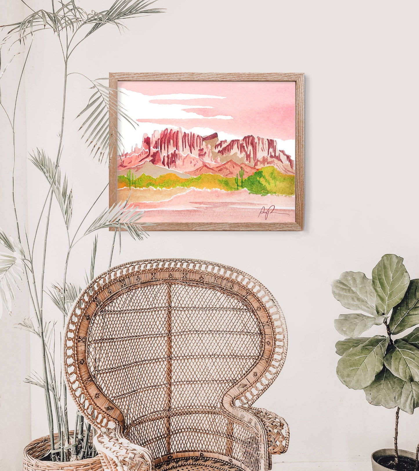 "Blushing Superstitions" Art Print: 8"x10"