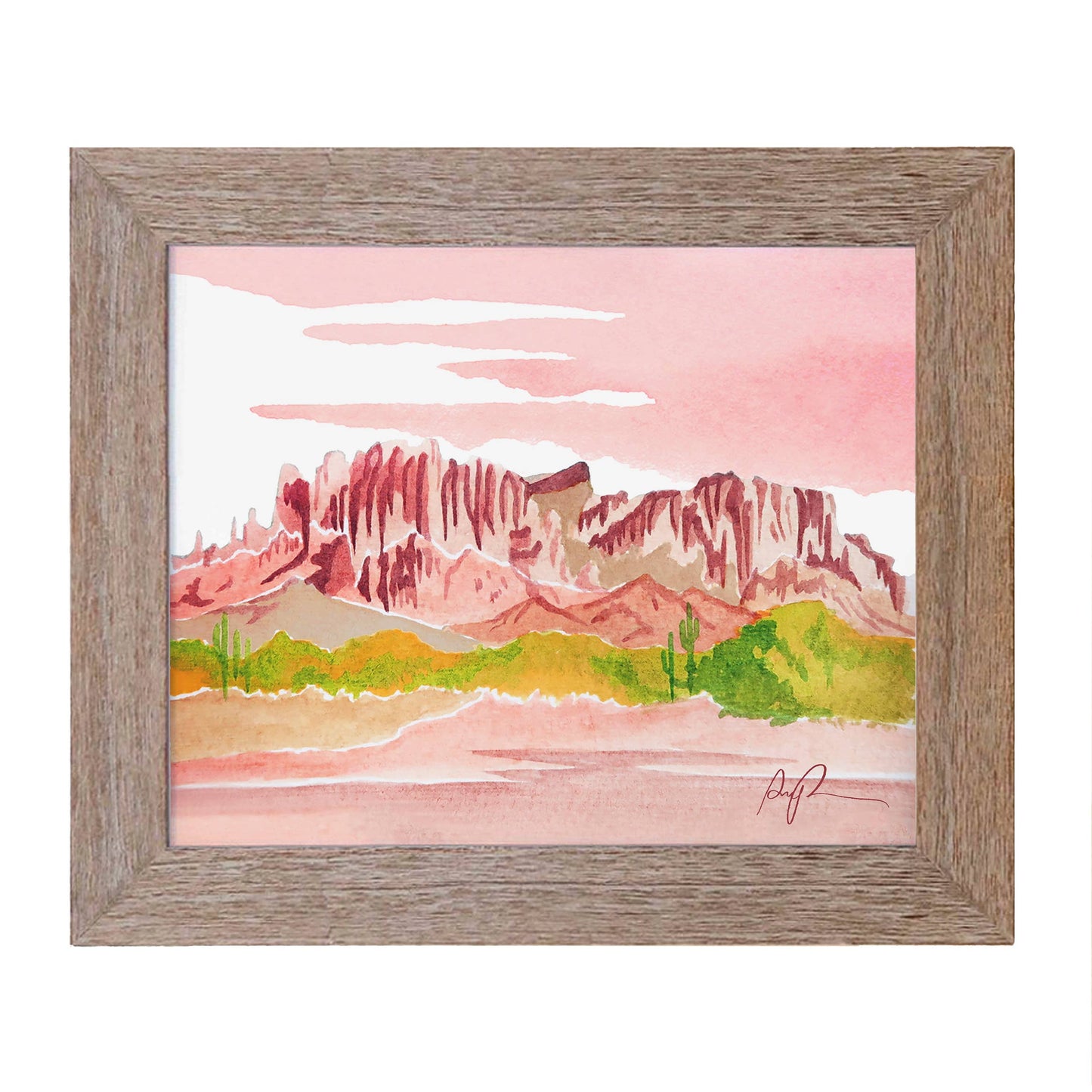 "Blushing Superstitions" Art Print: 8"x10"