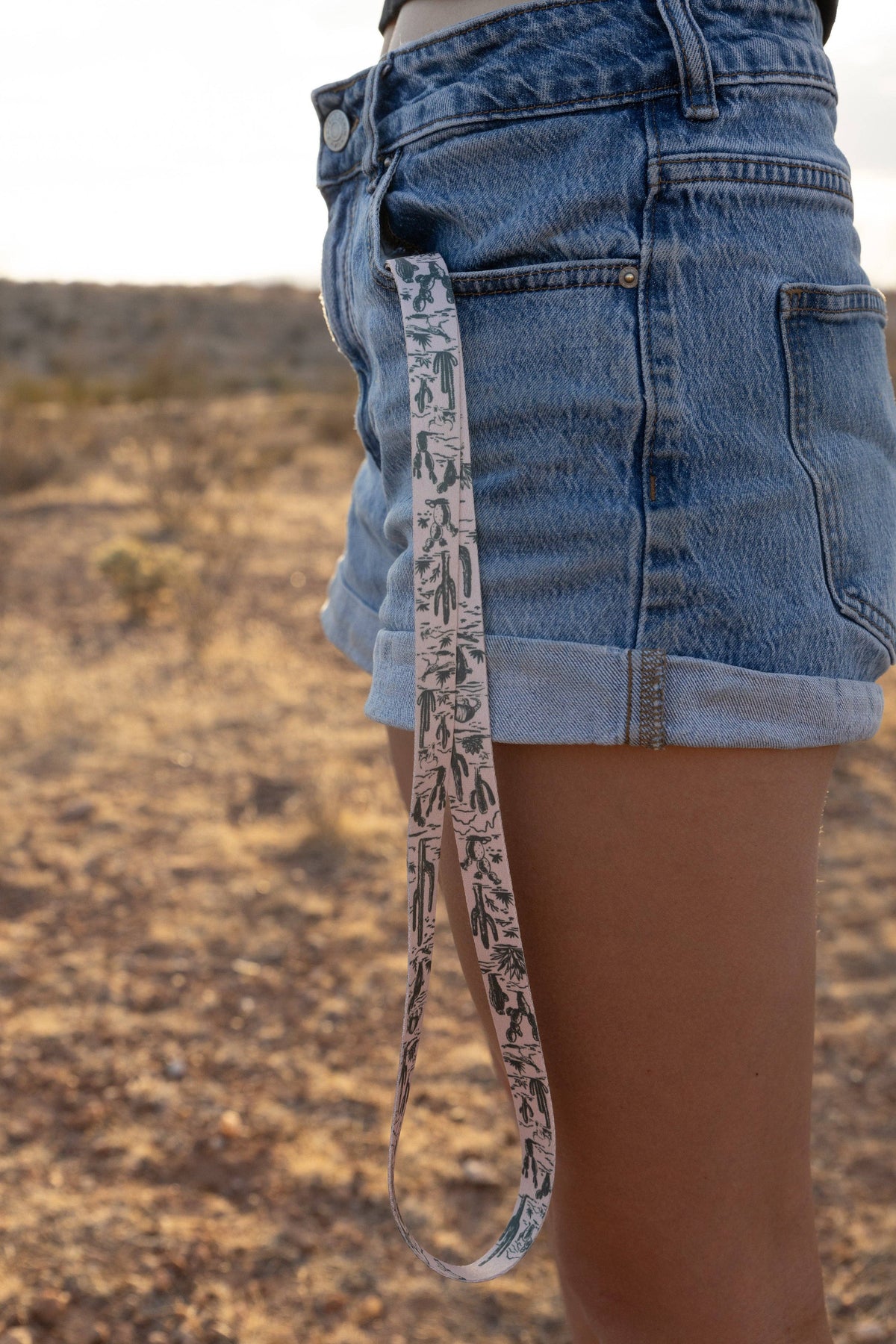 Western Landscape Neck Lanyard - Desert Plants, Wildlife