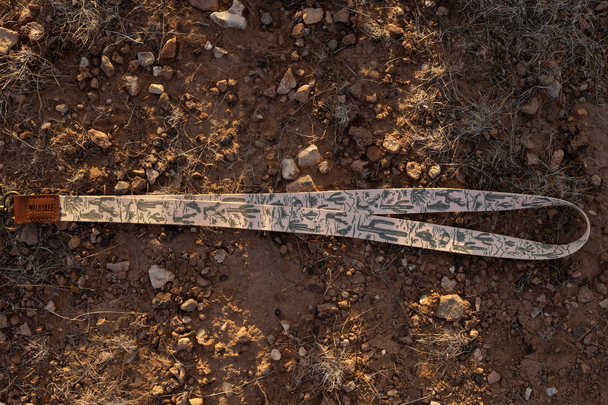 Western Landscape Neck Lanyard - Desert Plants, Wildlife
