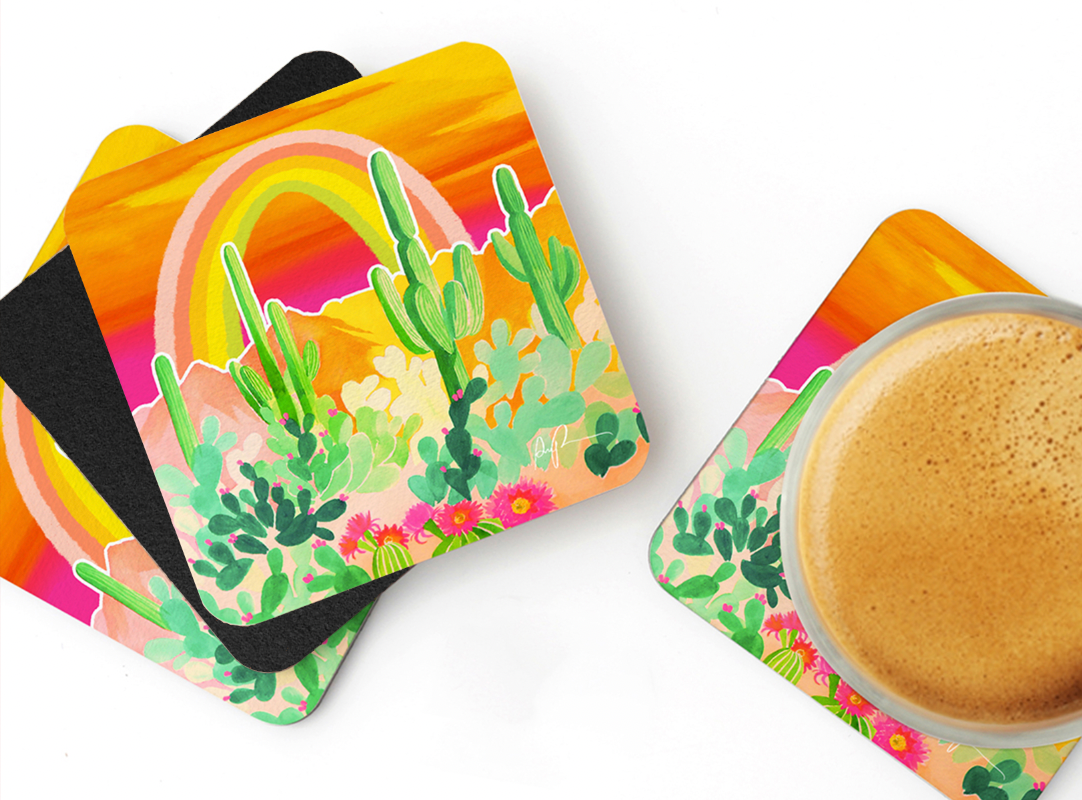 "Desert Vibrance" Boxed Coaster Set