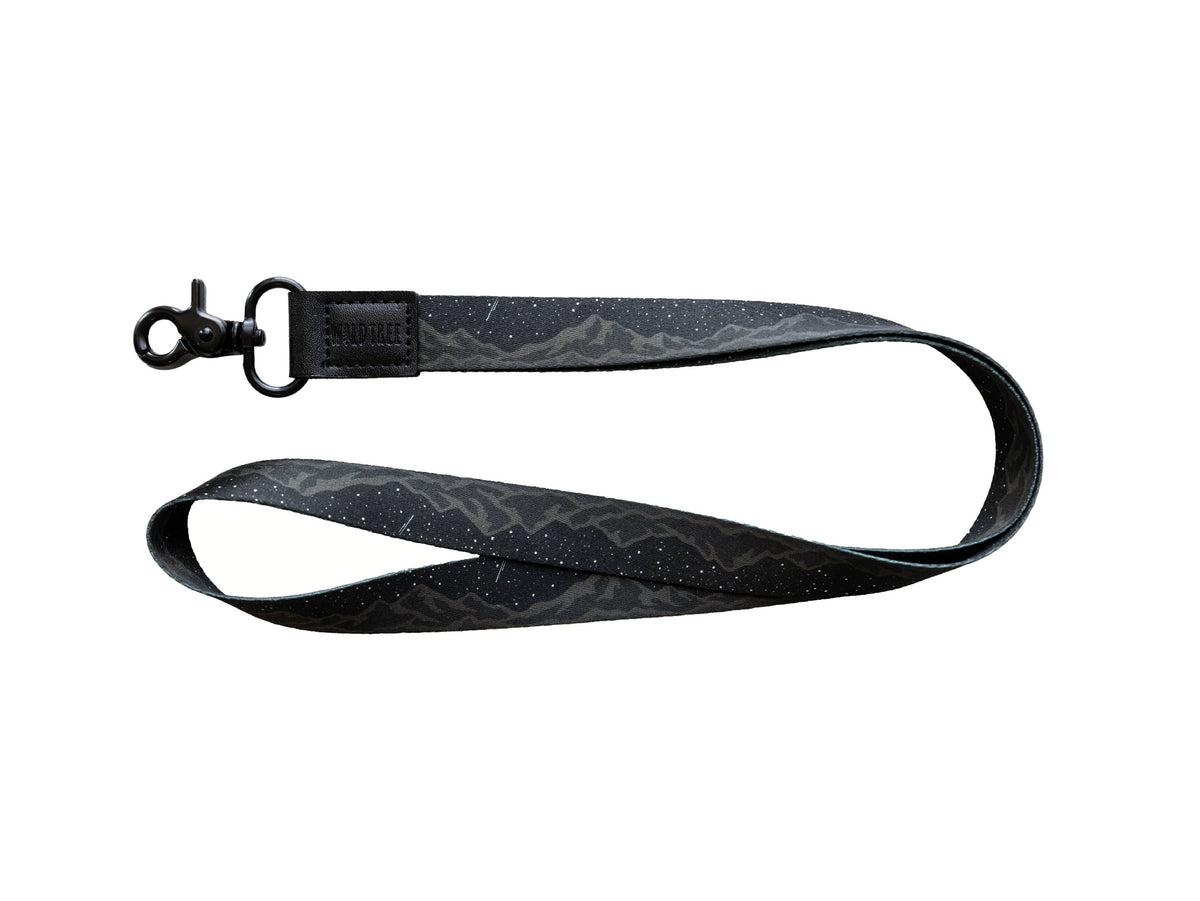 Midnight Mountain Neck Lanyard