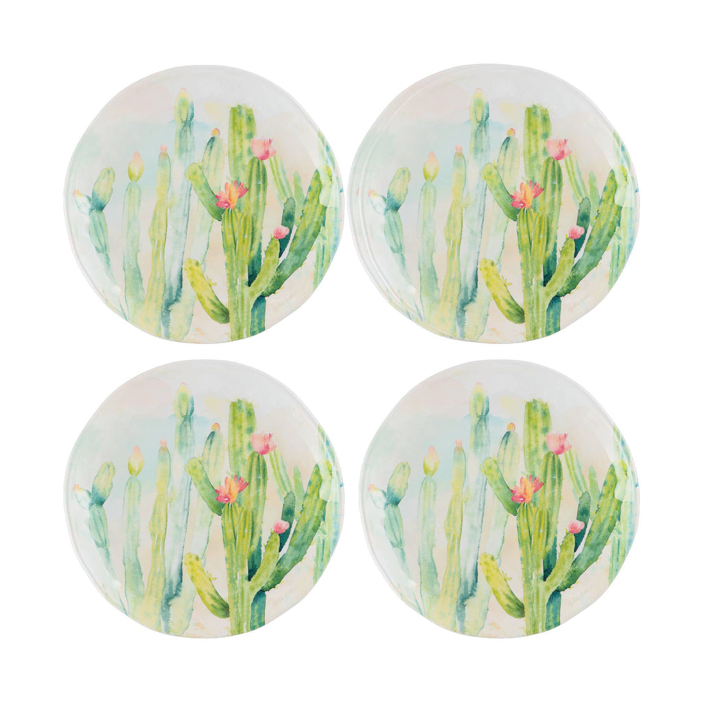 Cactus Garden 6" Melamine Plate 4-Piece