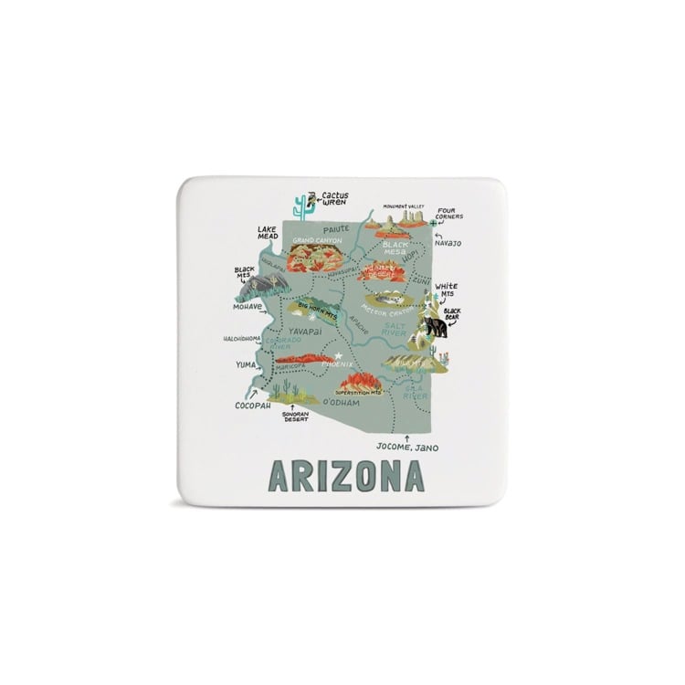 Arizona State Magnet - Bone