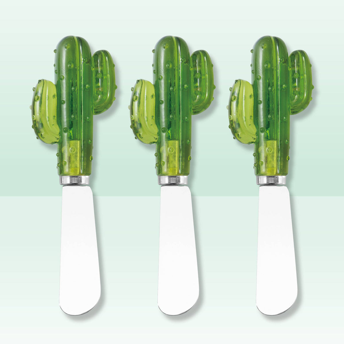 3-Piece Cactus Cheese Spreader