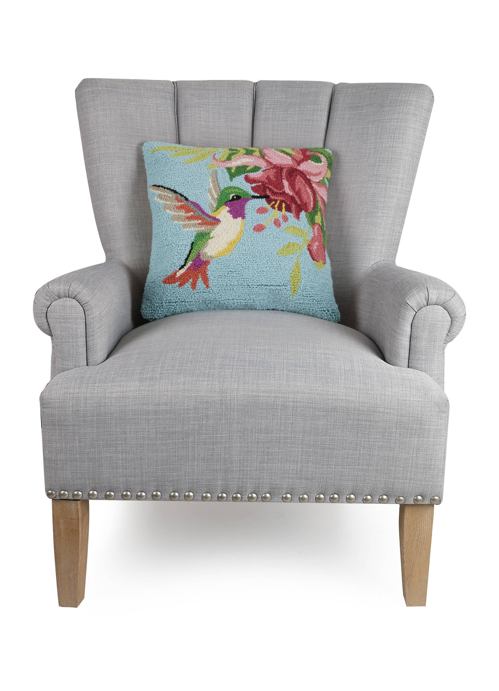 Hummingbird Hook Pillow