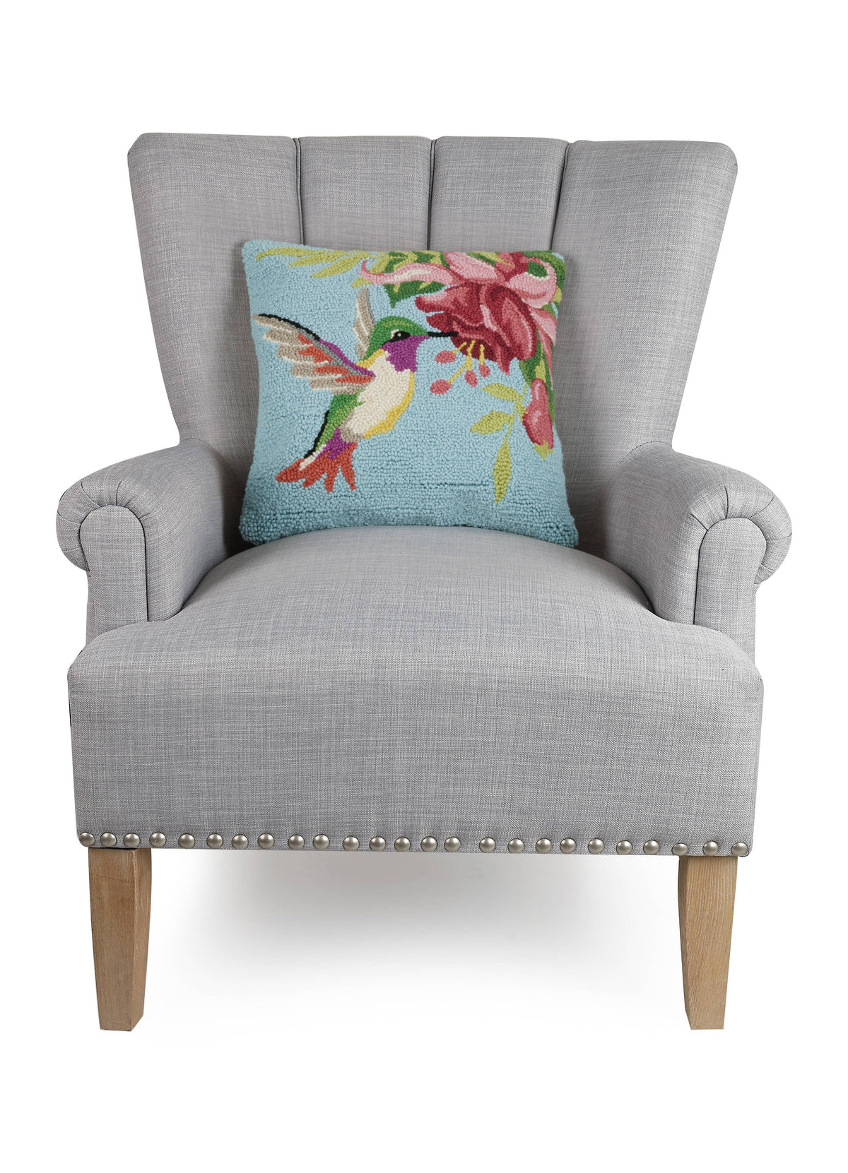 Hummingbird Hook Pillow