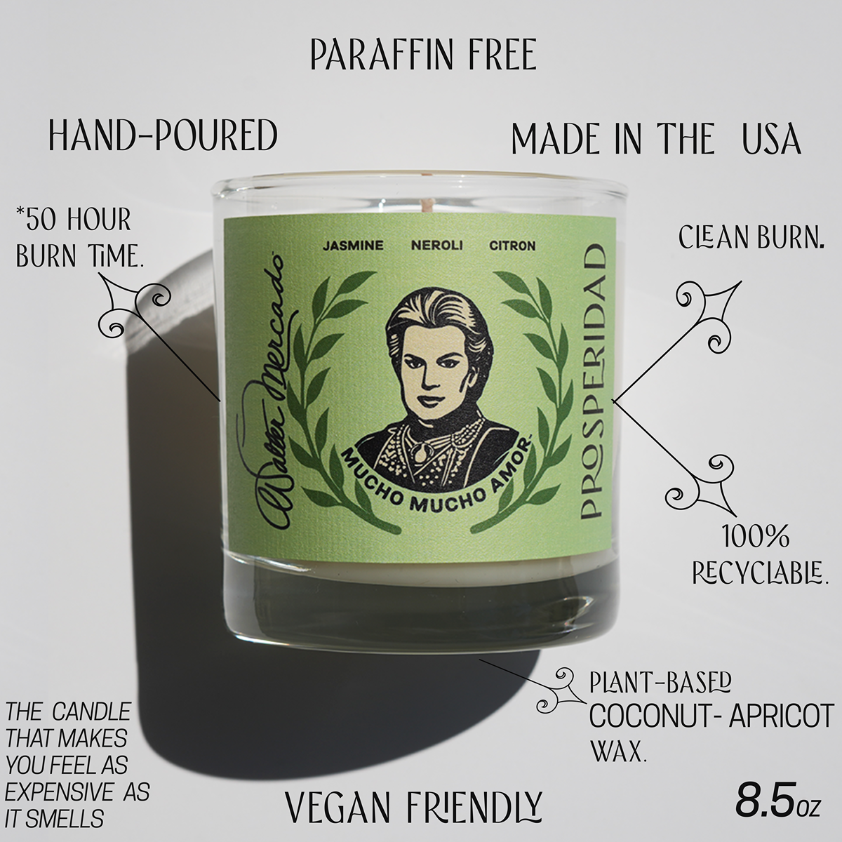 Prosperidad ( Prosperity ) Candle- Walter Mercado